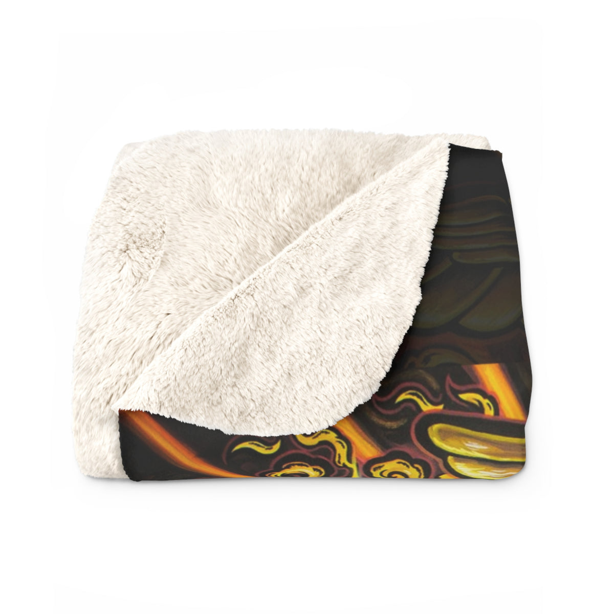 Return of ViraCocha, Mystical Sun Sherpa Fleece Blanket