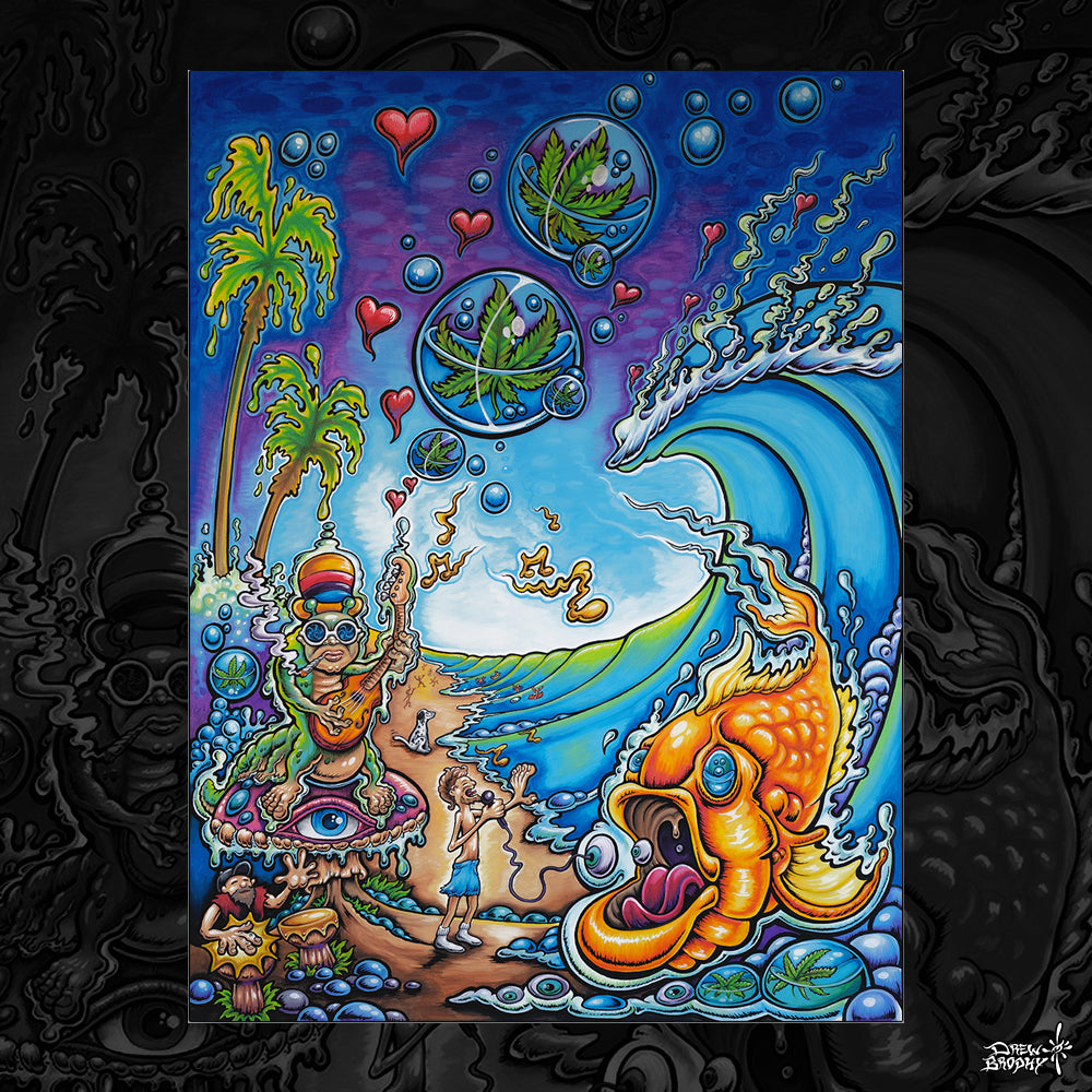 Sublime Day Stretched Canvas ART with No Frame - Drew Brophy Artist