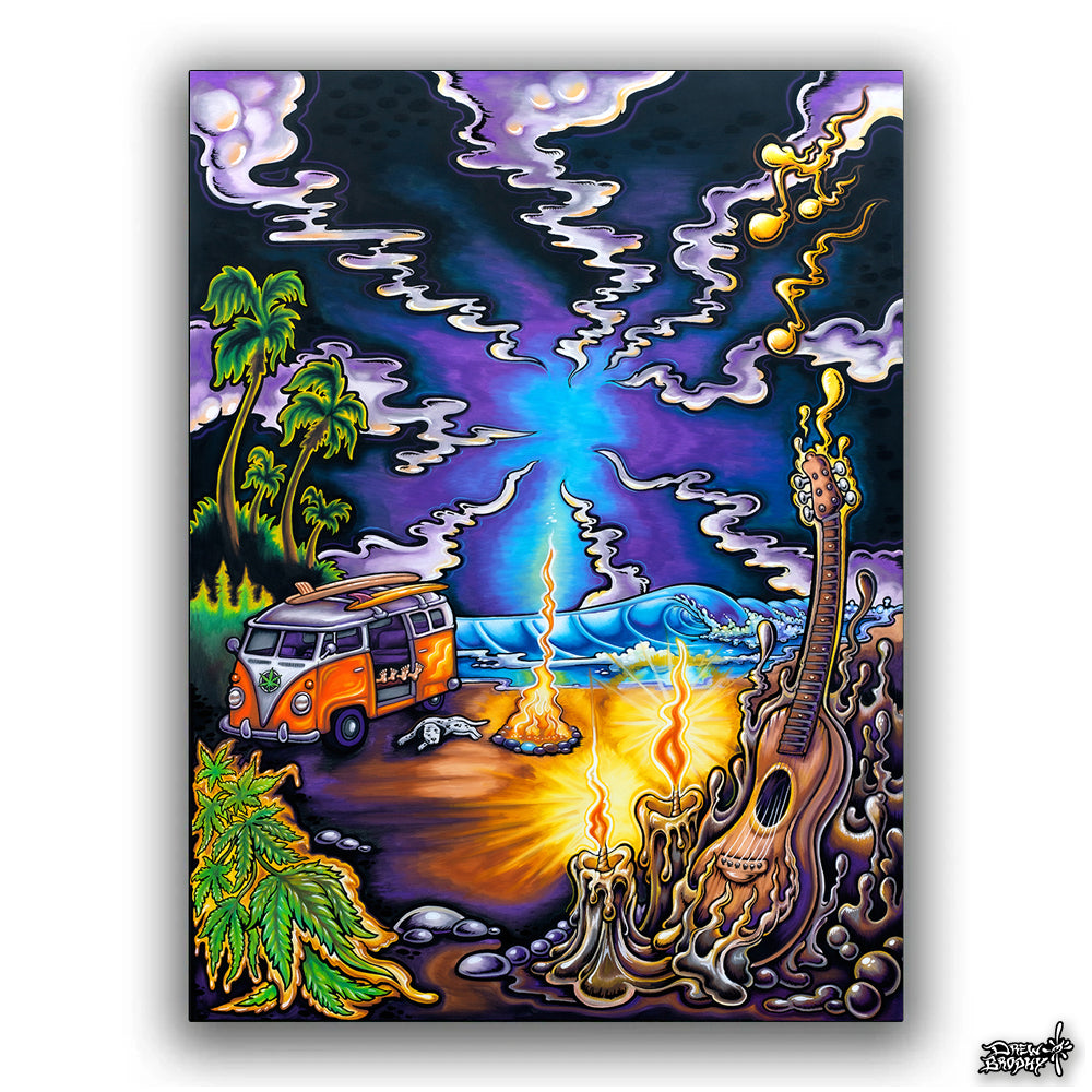 Sublime Night Stretch Canvas - Drew Brophy Artist