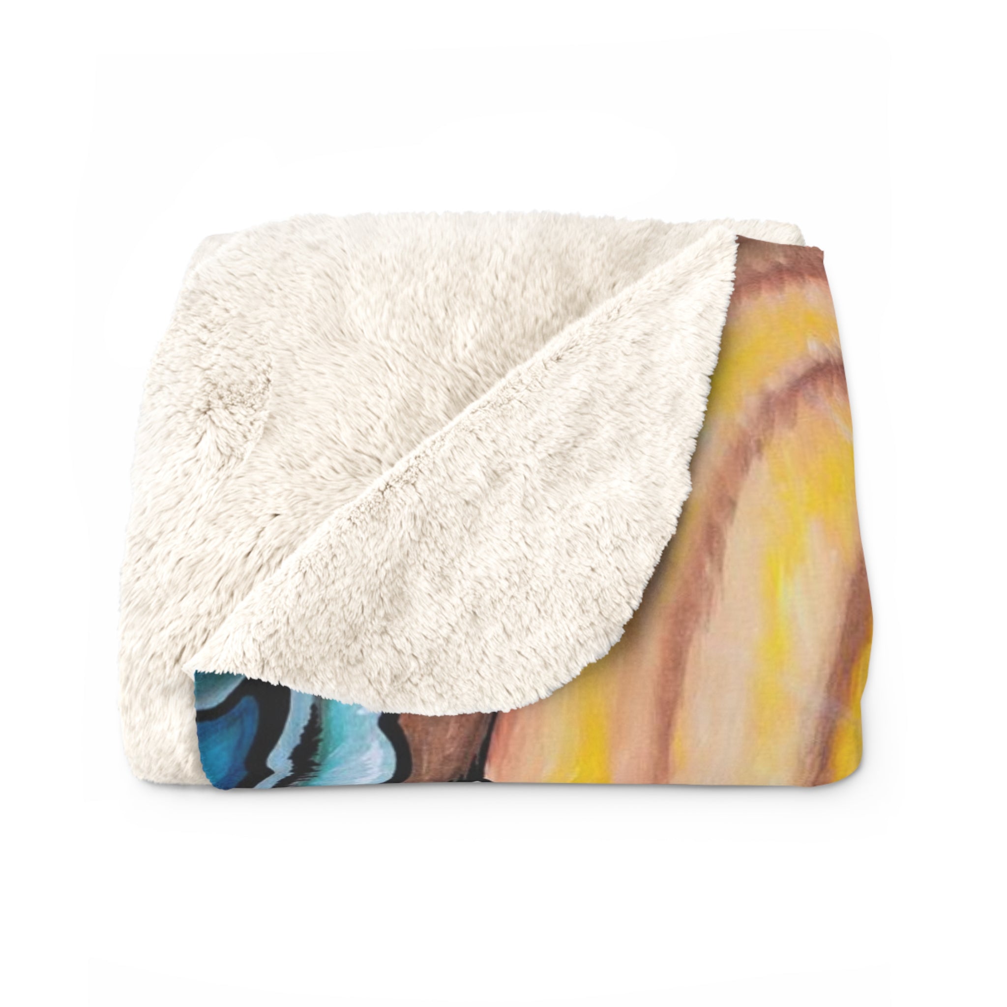 Surfer's Journey Sherpa Fleece Blanket