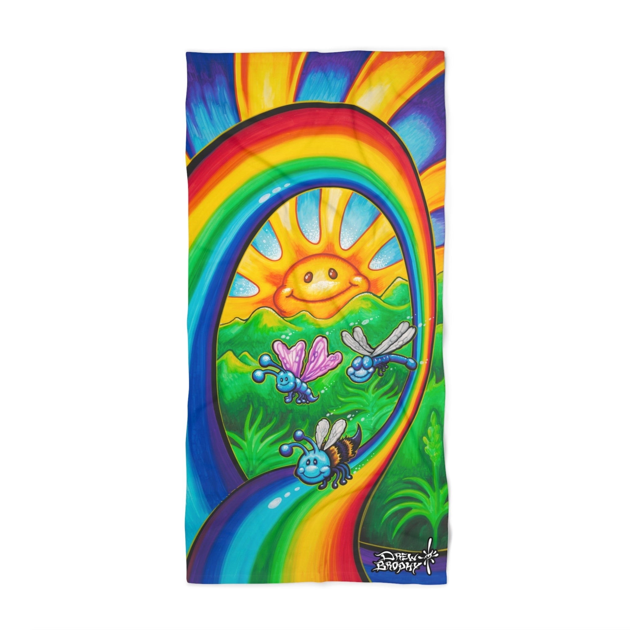 Rainbow Ride Beach Towel