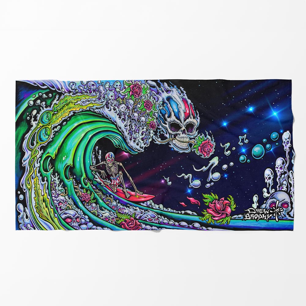 Grateful Tube Beach Towel