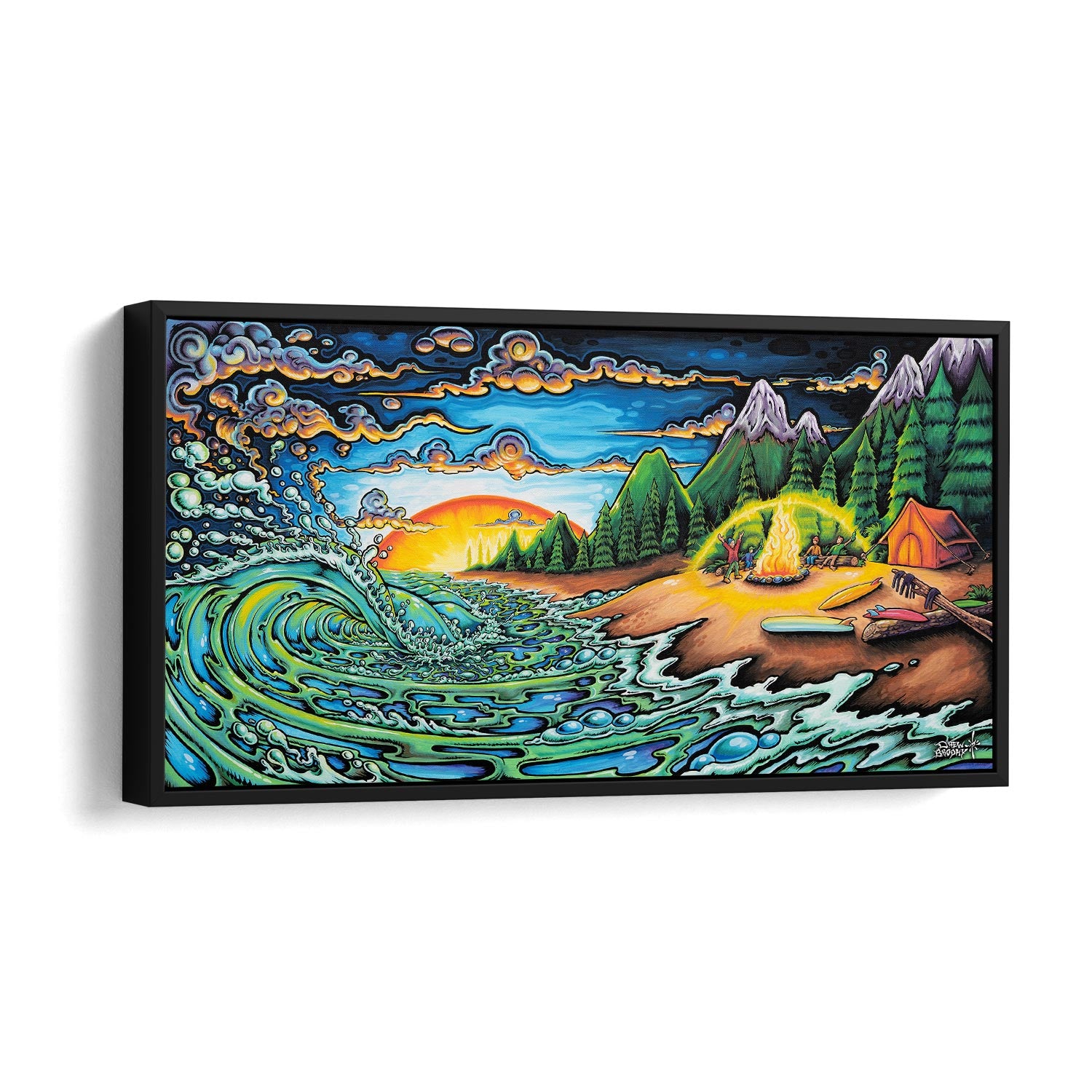 Camp Fire Fine Art Prints