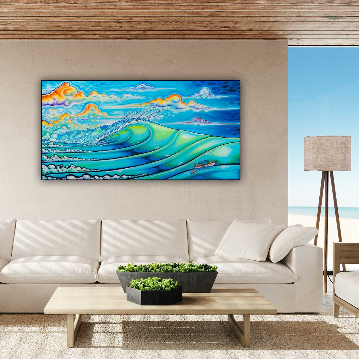 Cloudbreak Original Painting by Drew Brophy
