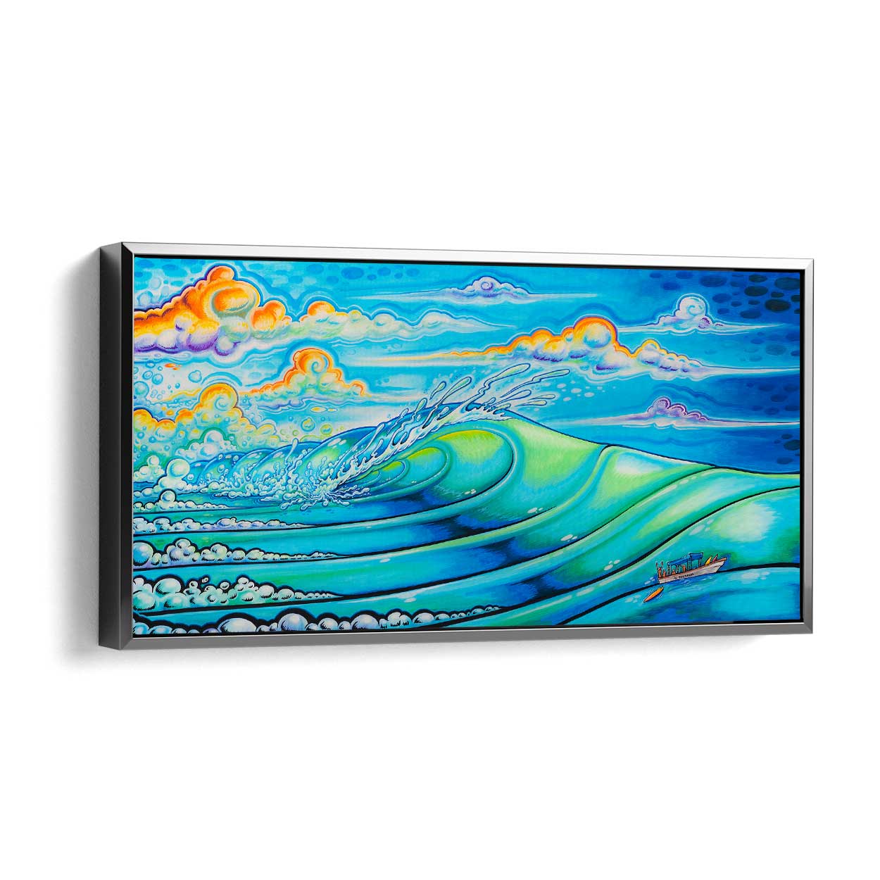 Cloudbreak Limited Signed Numbered Edition Wall Surf Art Prints - Tavarua Island Fiji Inspired