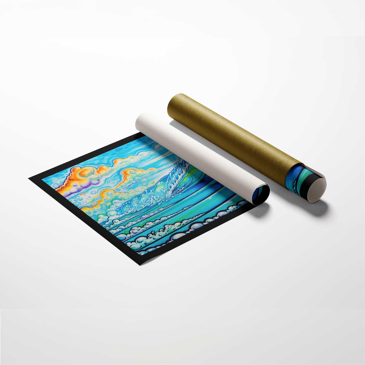 Cloudbreak Limited Signed Numbered Edition Wall Surf Art Prints - Tavarua Island Fiji Inspired
