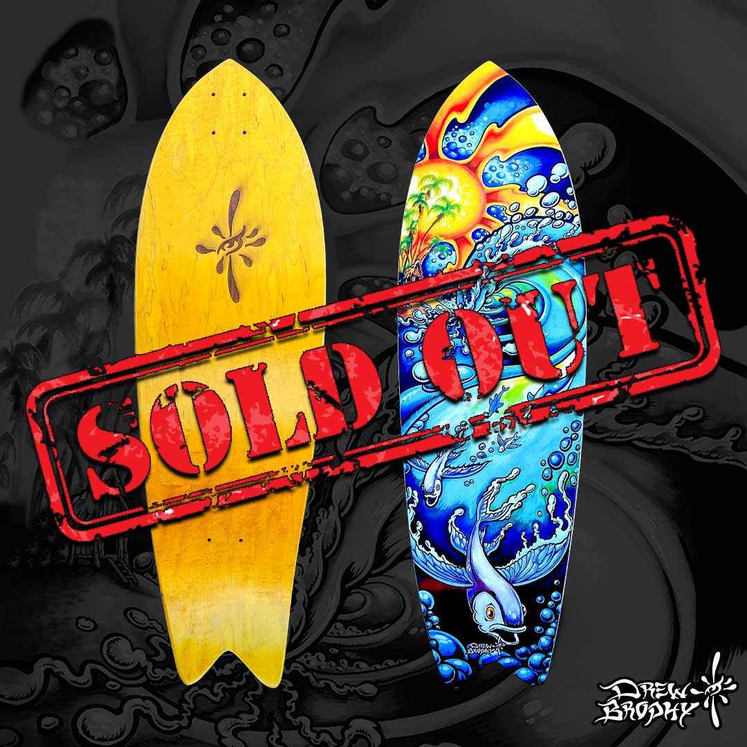 ISLAND VIBE Skateboard Deck - SIGNED AND NUMBERED COLLECTOR'S EDITION