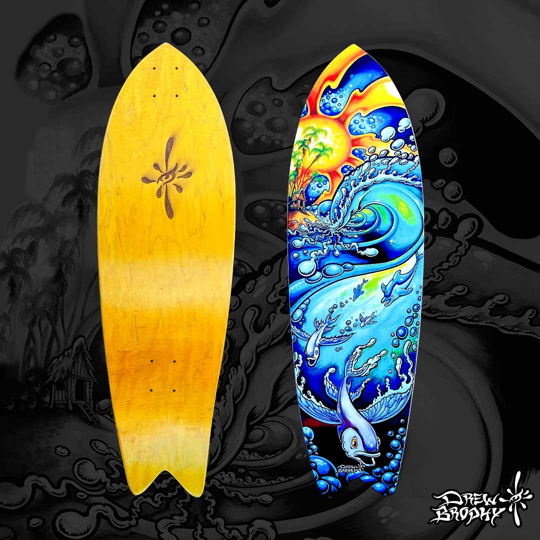 Island Vibe Skateboard Deck - Open Edition