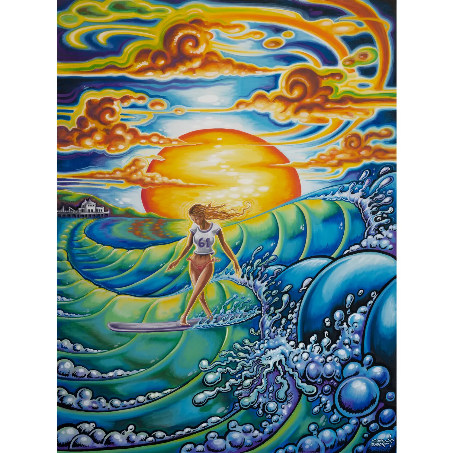 Malibu Dreams Surf Art Prints