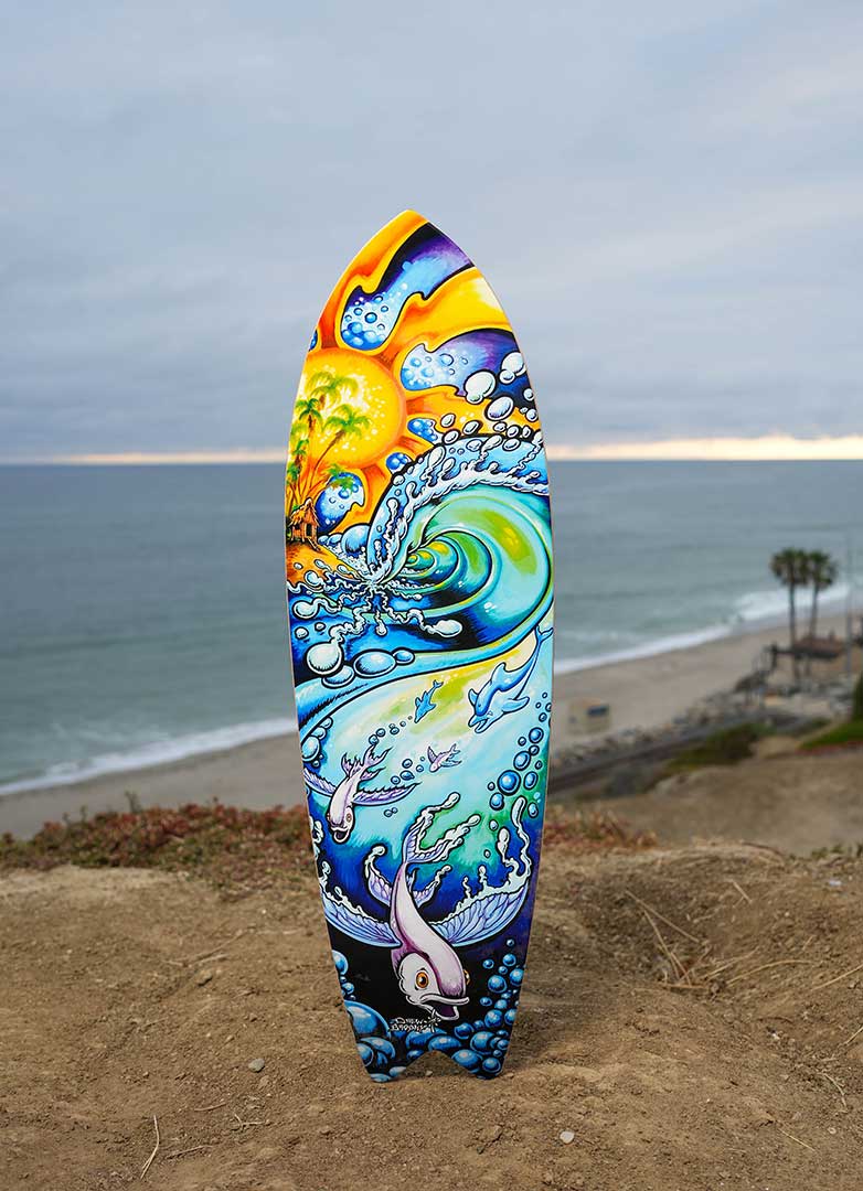 Island Vibe Skateboard Deck - Open Edition