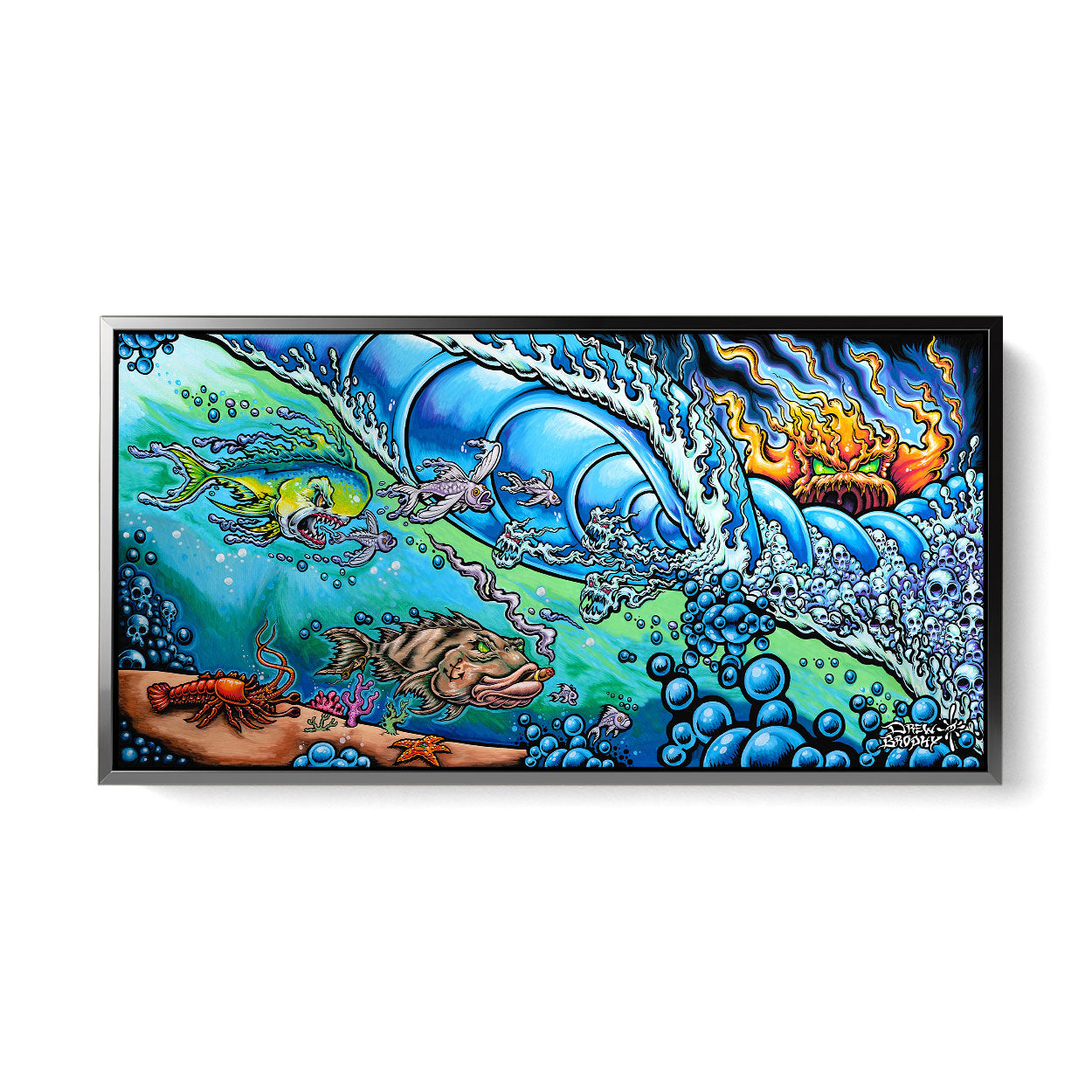 Drew Brophy Art - Sea Hunters - Surf Art - Wall Art Decor.