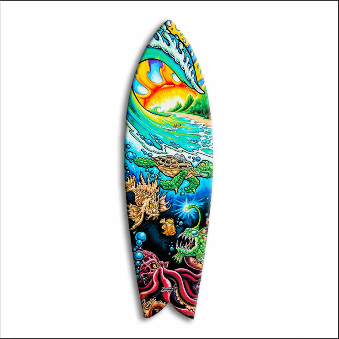 Decorative surfboard