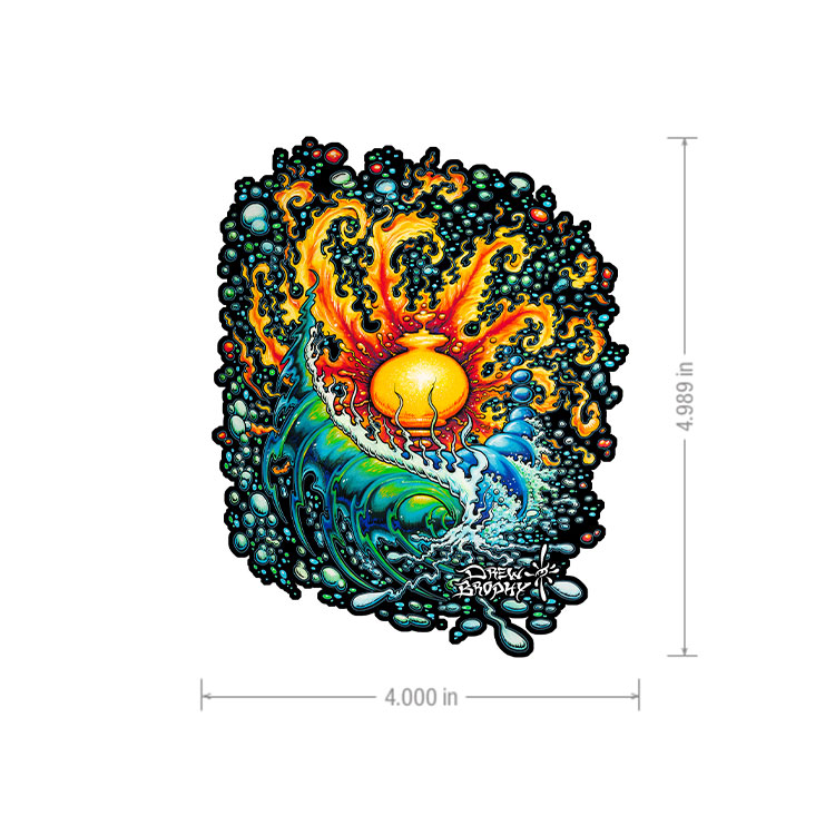 Surf Art Sticker Pack