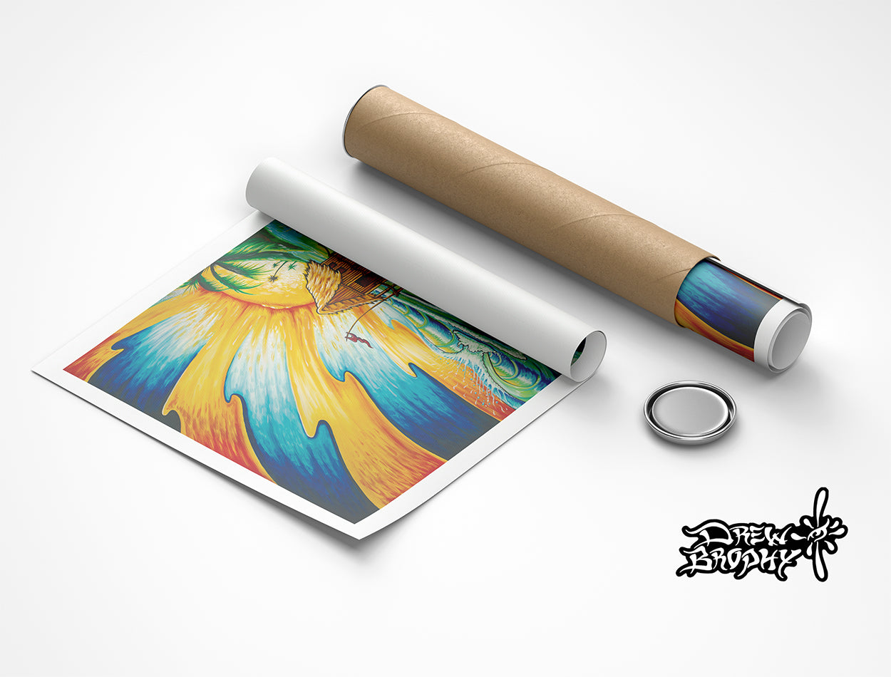 Gone Surfing - Limited Edition and Open Edition Prints