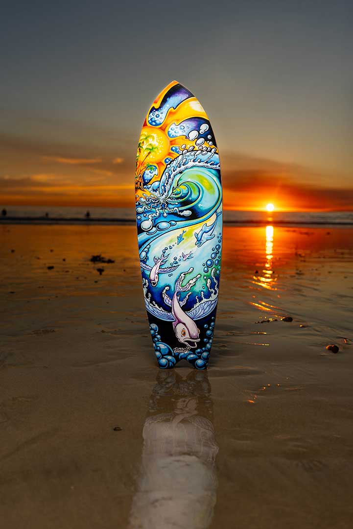 Island Vibe Skateboard Deck - Open Edition