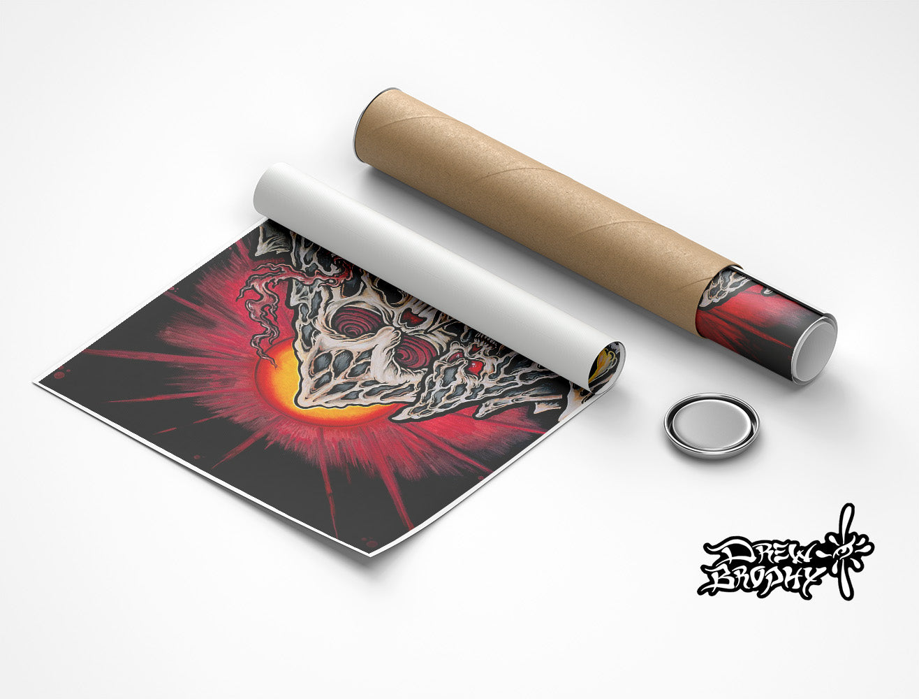 Lost Mountain by Drew Brophy Rolled Canvas