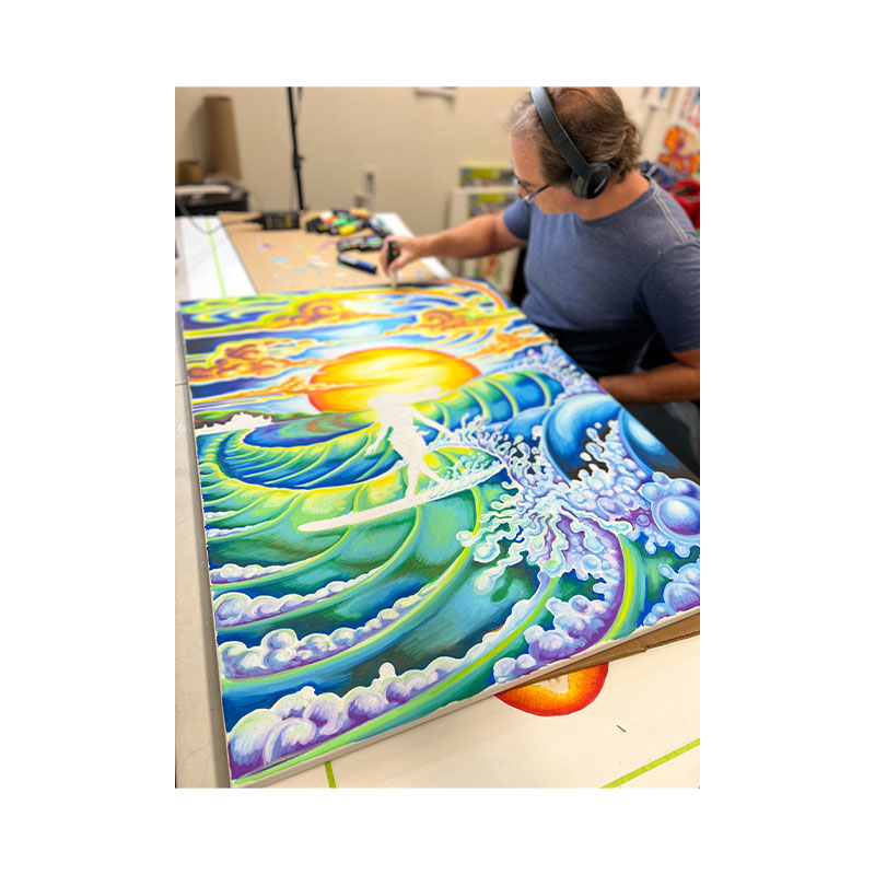 Malibu Dreams Original Painting by Drew Brophy