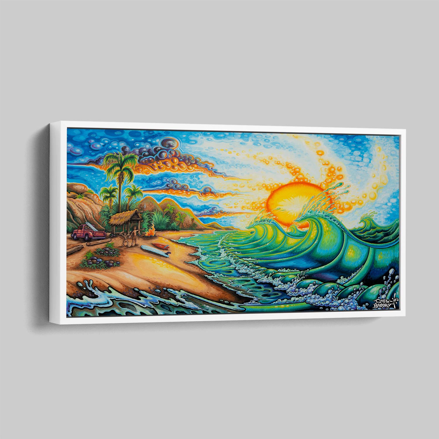 Sano Daze Signed & Numbered, Limited Edition Wall Surf Art Prints