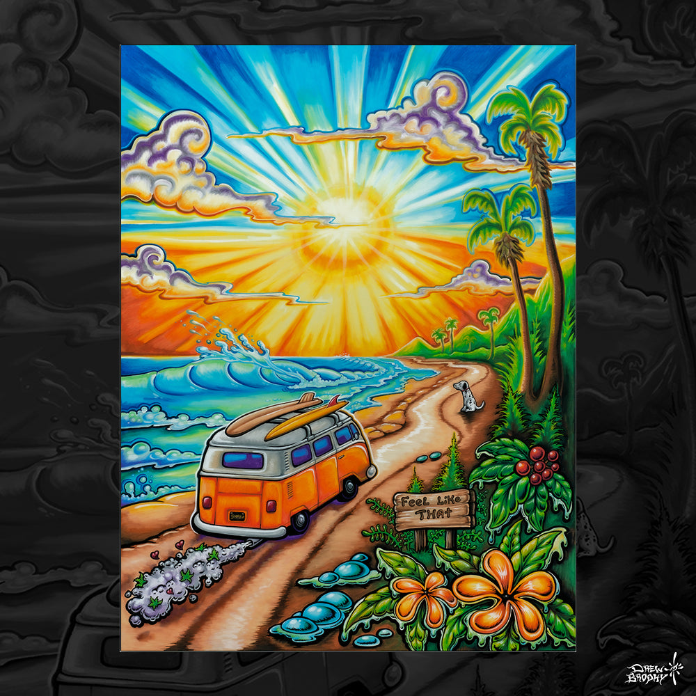 Sublime Morning Stretched Canvas No Frame - Drew Brophy Artist