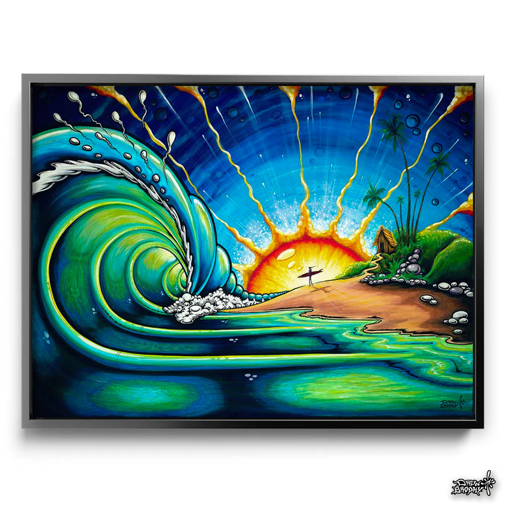 Sunrise by Drew Brophy Silver Frame