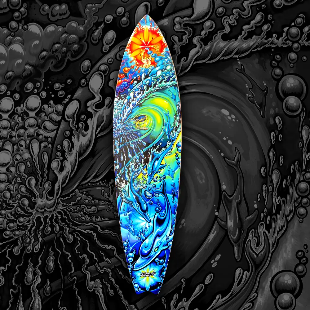 Drew Brophy Skate Board Deck Surf Art