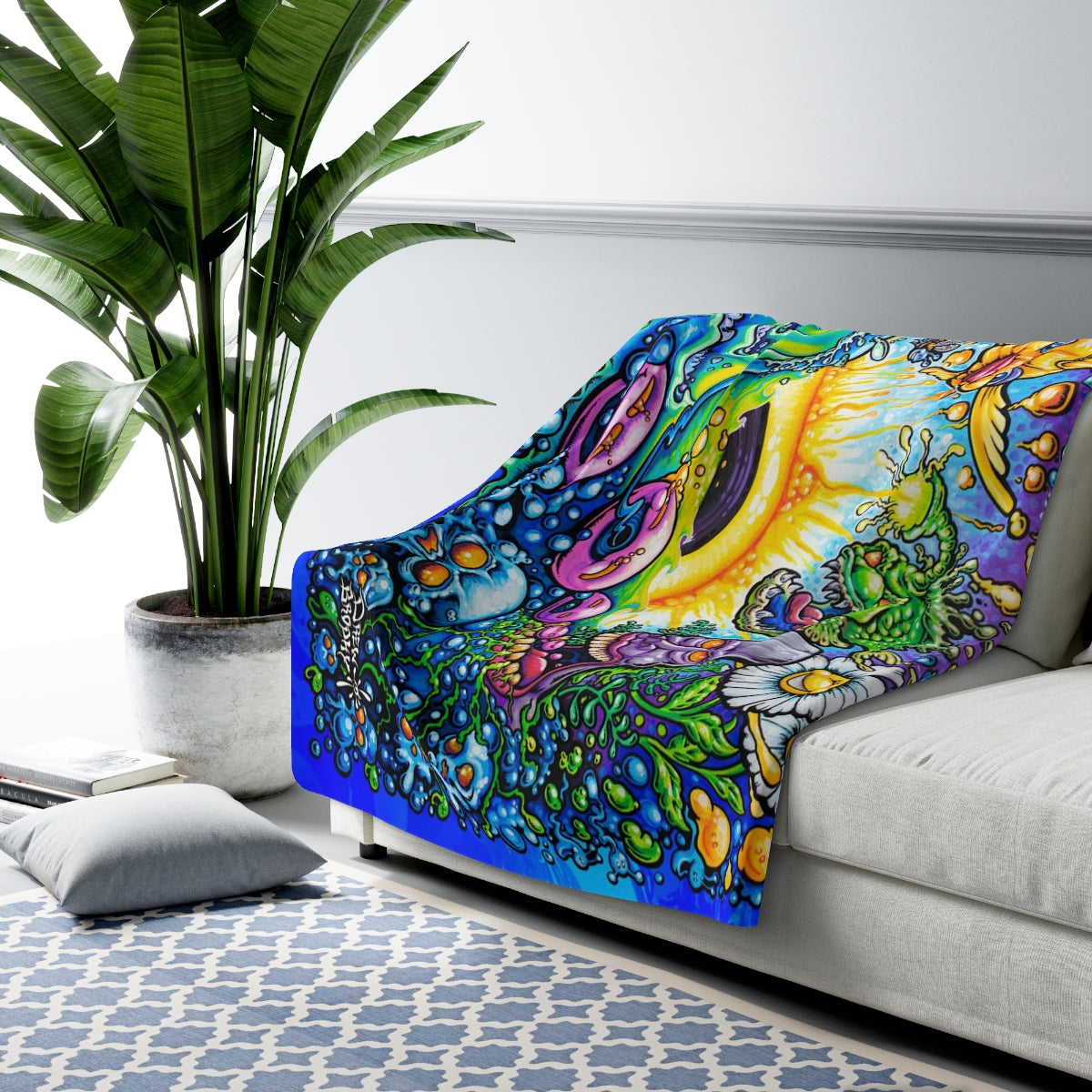 Wonderland Sherpa Fleece Blanket