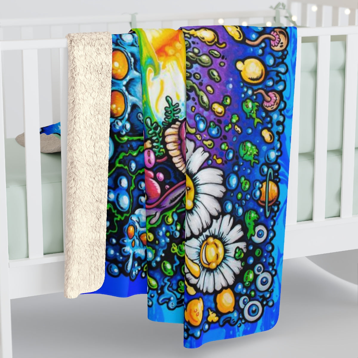 Wonderland Sherpa Fleece Blanket