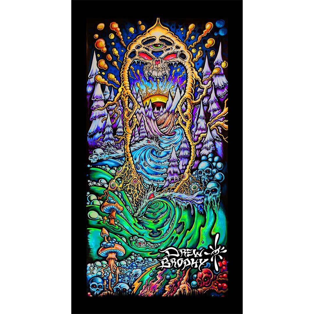 Lost Winter Beach Towel