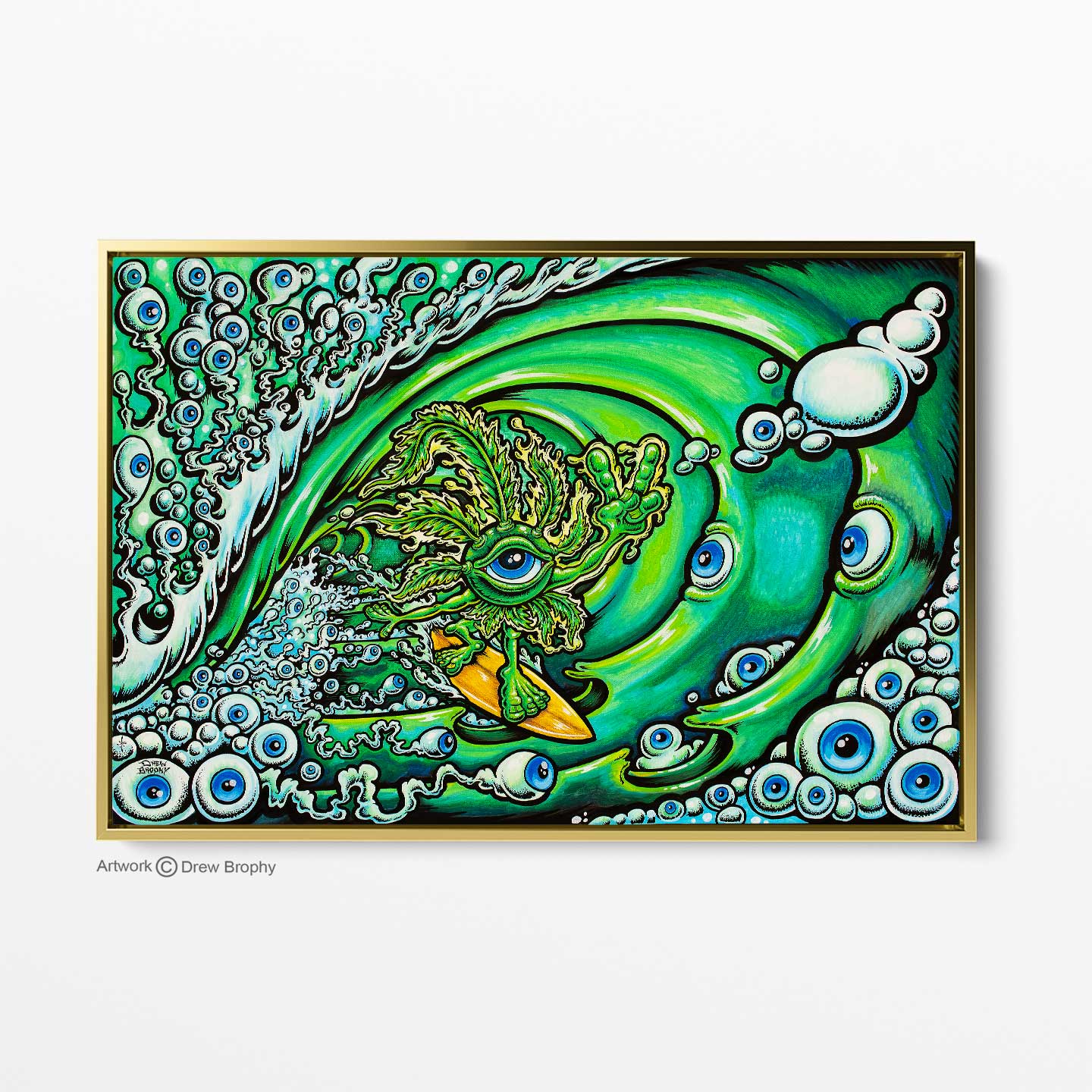 Surfing Weed Man