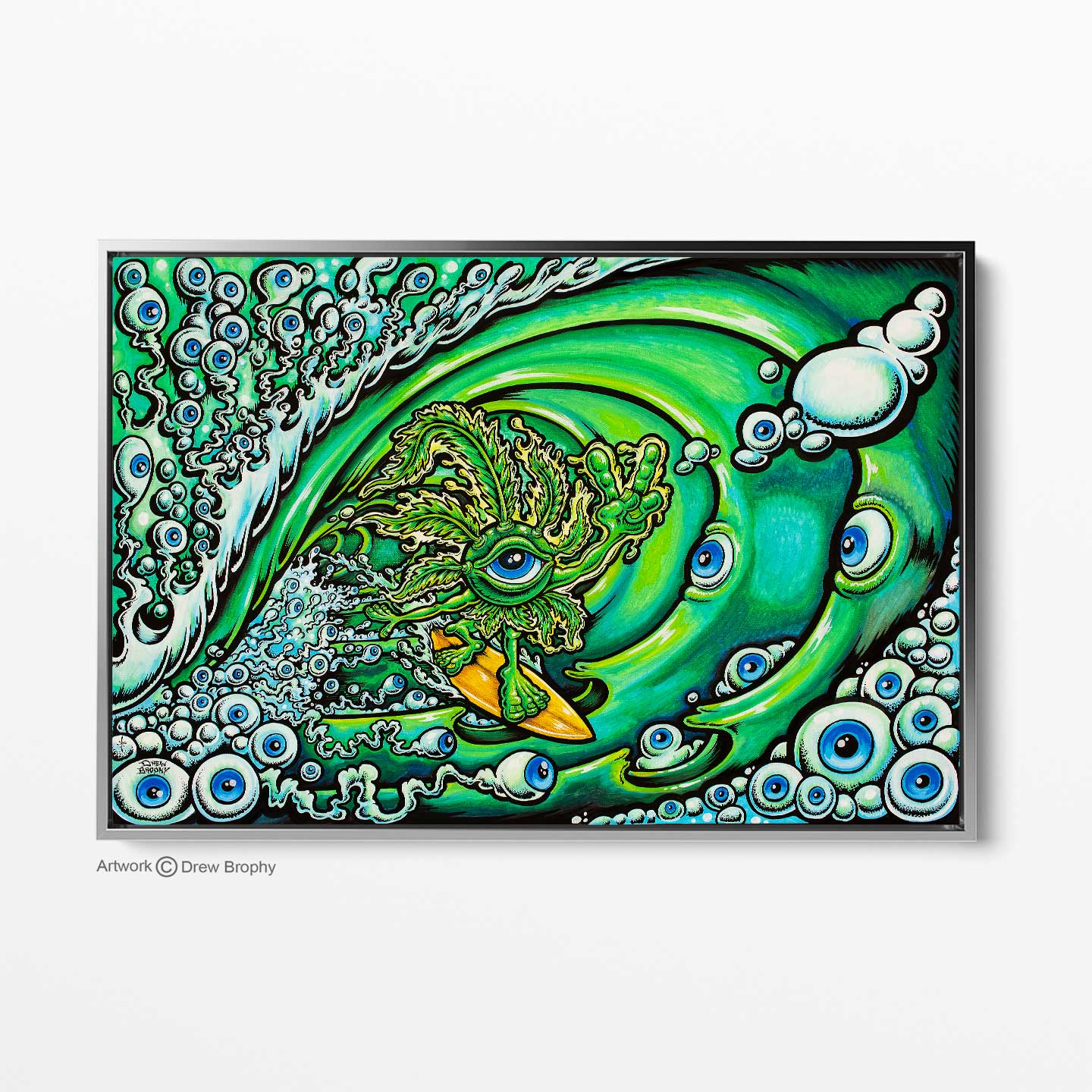 Surfing Weed Man