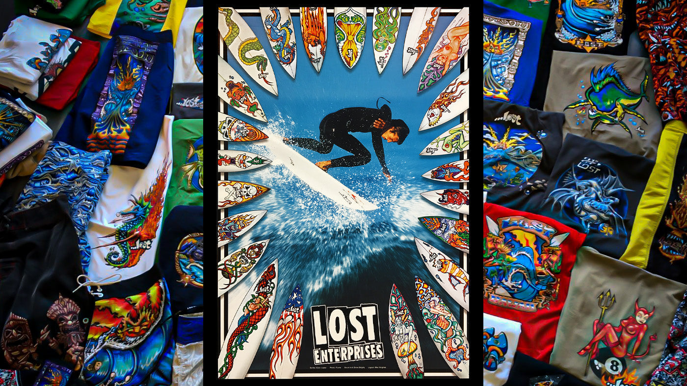 Birth of the Surfboard Mural