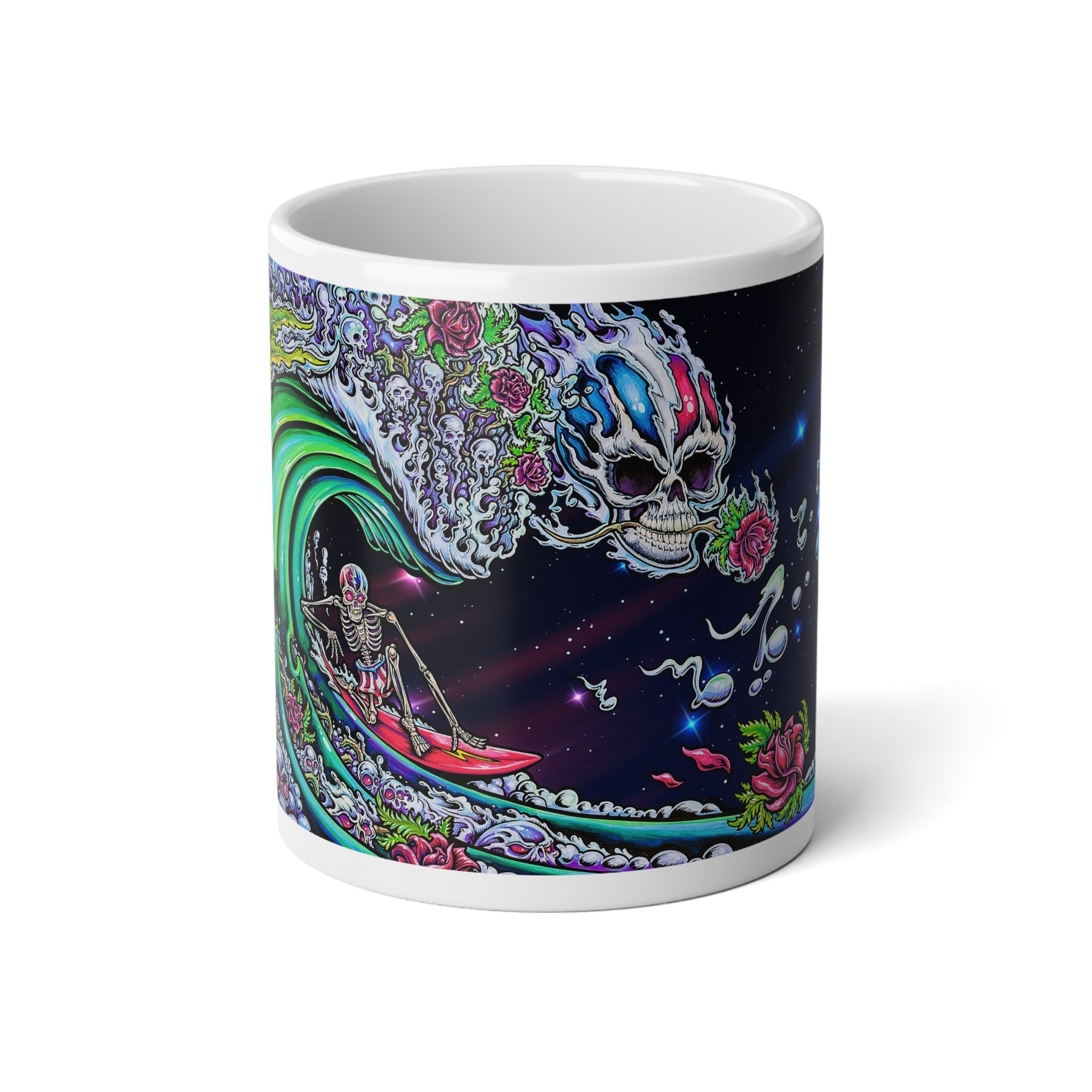20oz Jumbo Mug -Grateful Tube Art Coffee Cup
