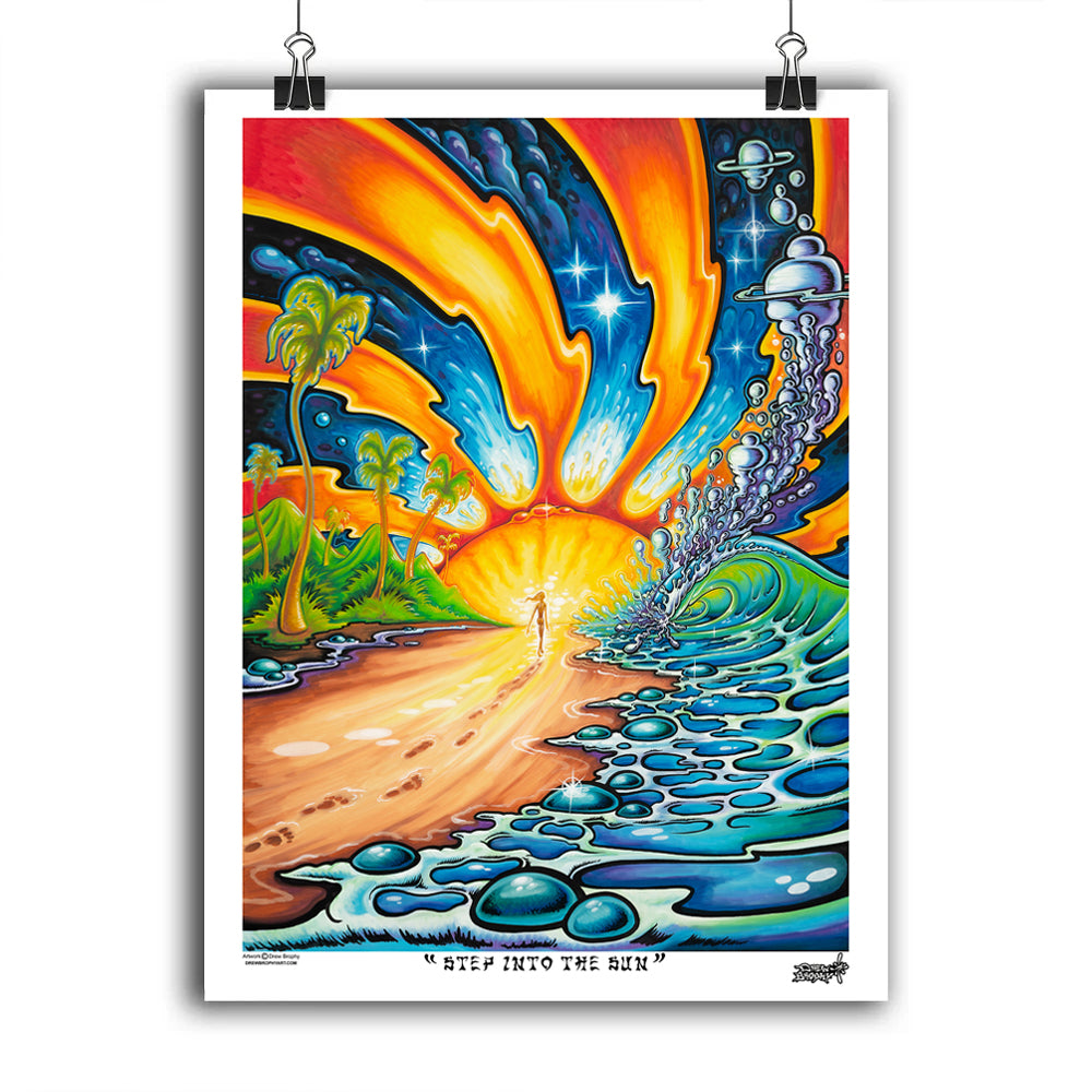 STEP INTO THE SUN - Limited Edition and Open Edition Prints