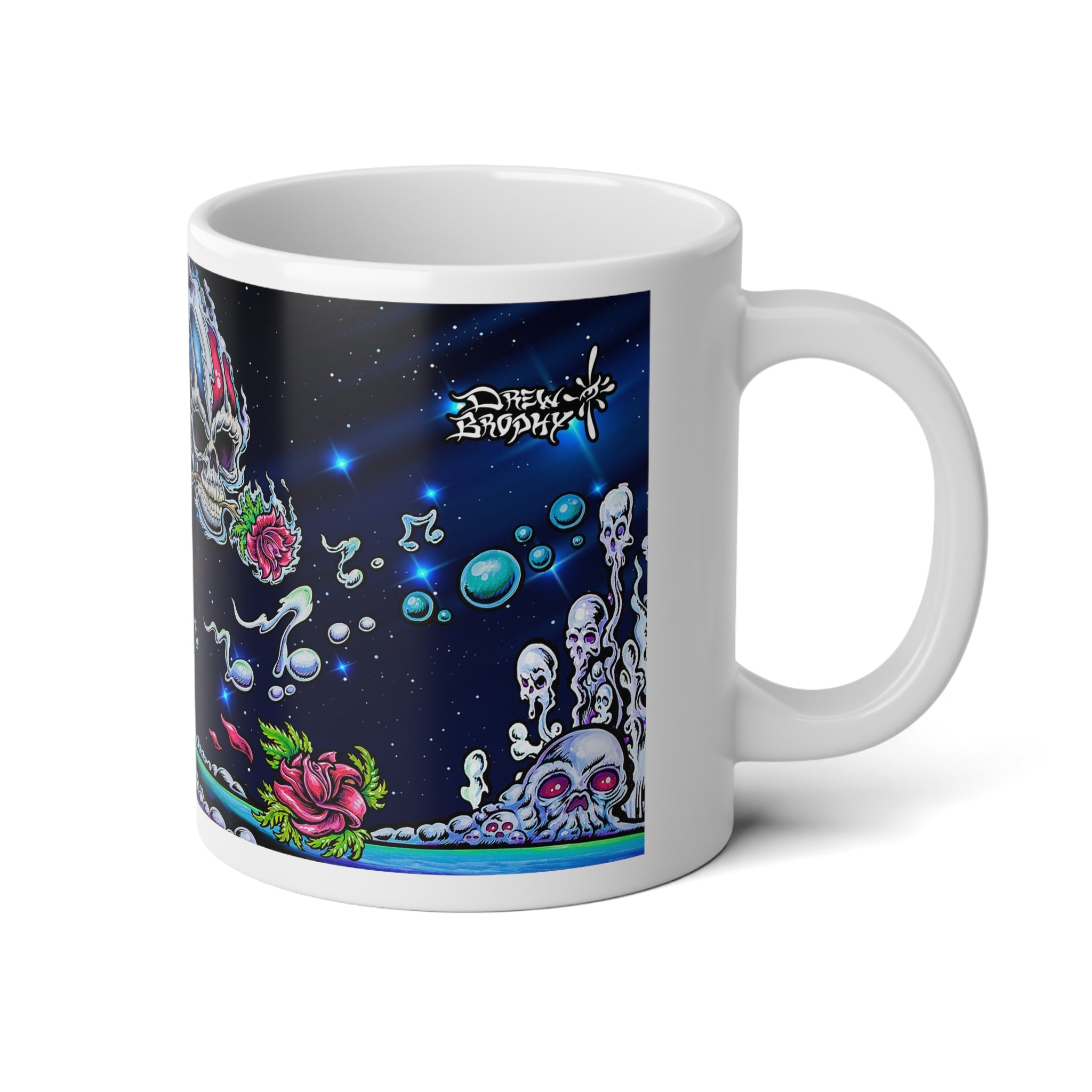 20oz Jumbo Mug -Grateful Tube Art Coffee Cup
