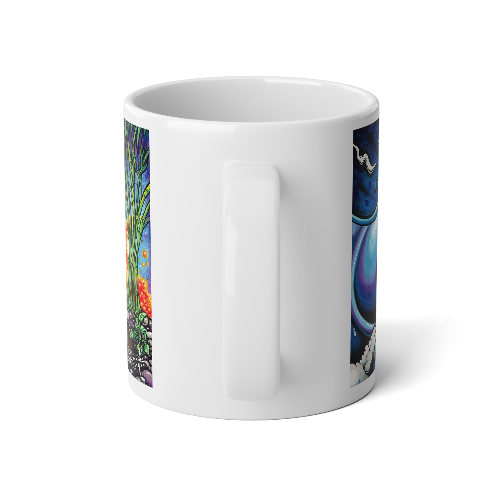 DreamLand Jumbo Mug — 20oz Vibrant Ocean Sunset Ceramic Coffee Cup