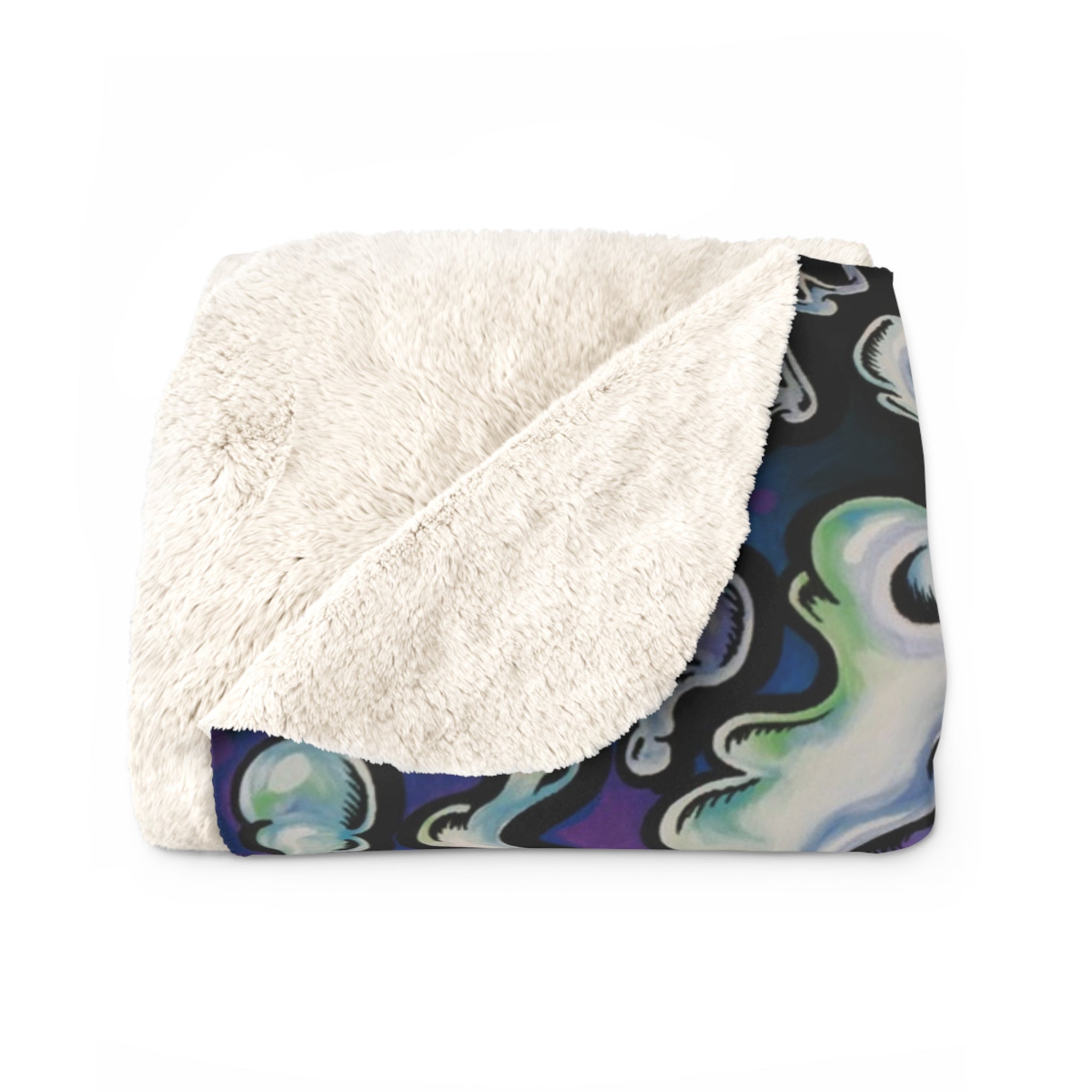 ALOHA SUNSET Sherpa Fleece Blanket