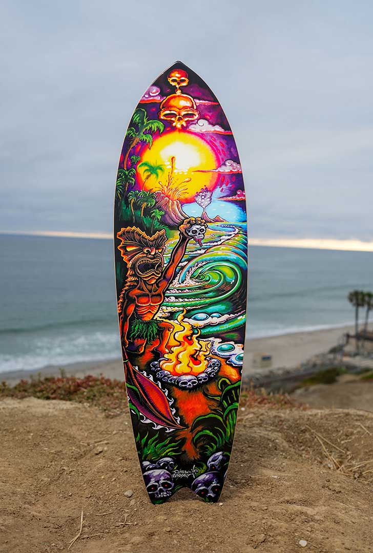 The Enforcer Skateboard Deck - Signed and Numbered Collector's Edition