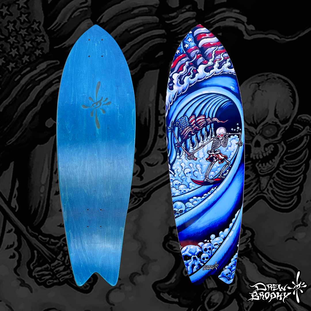Freedom Skateboard Deck - Signed and Numbered Collector's Edition