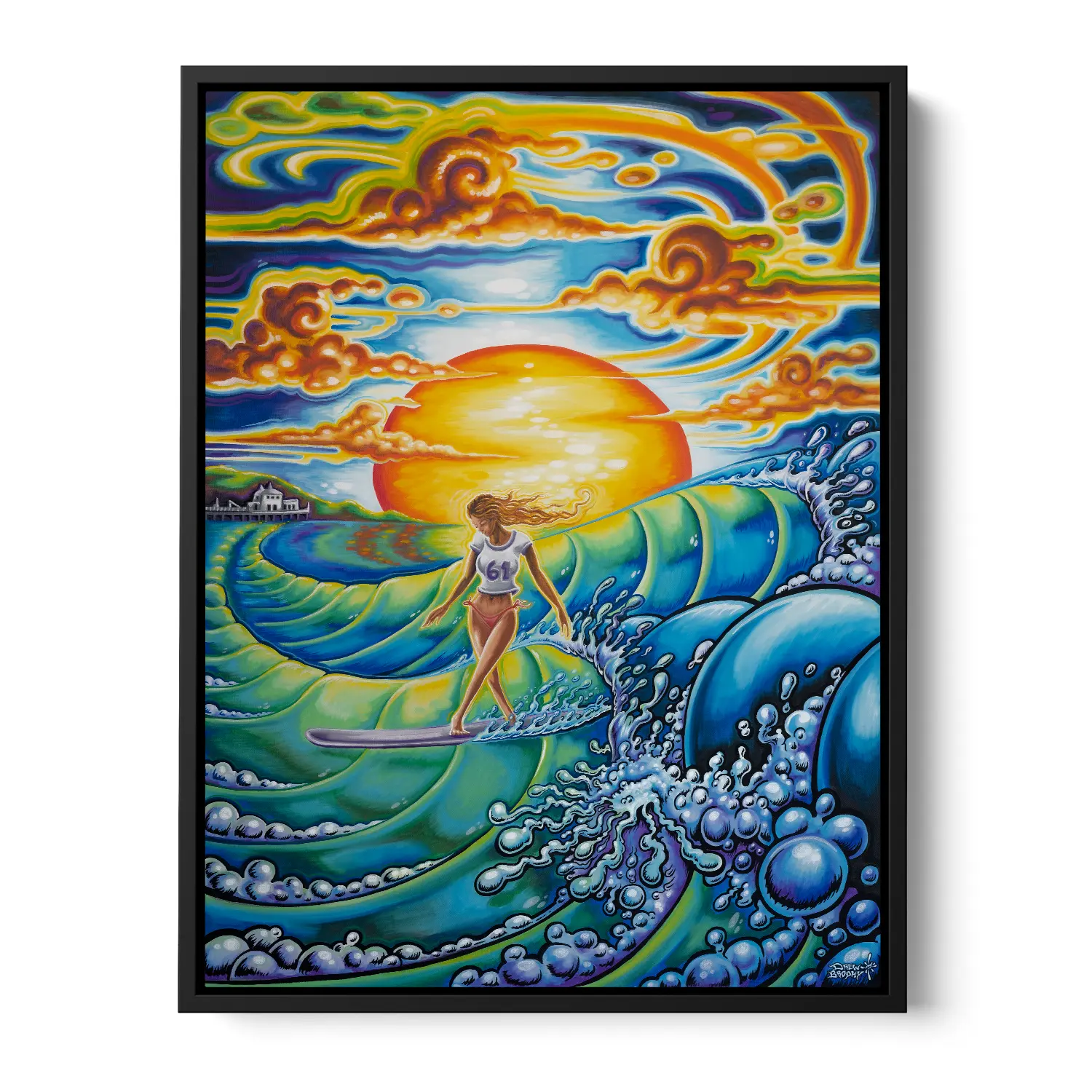 Malibu Dreams Surf Art Prints