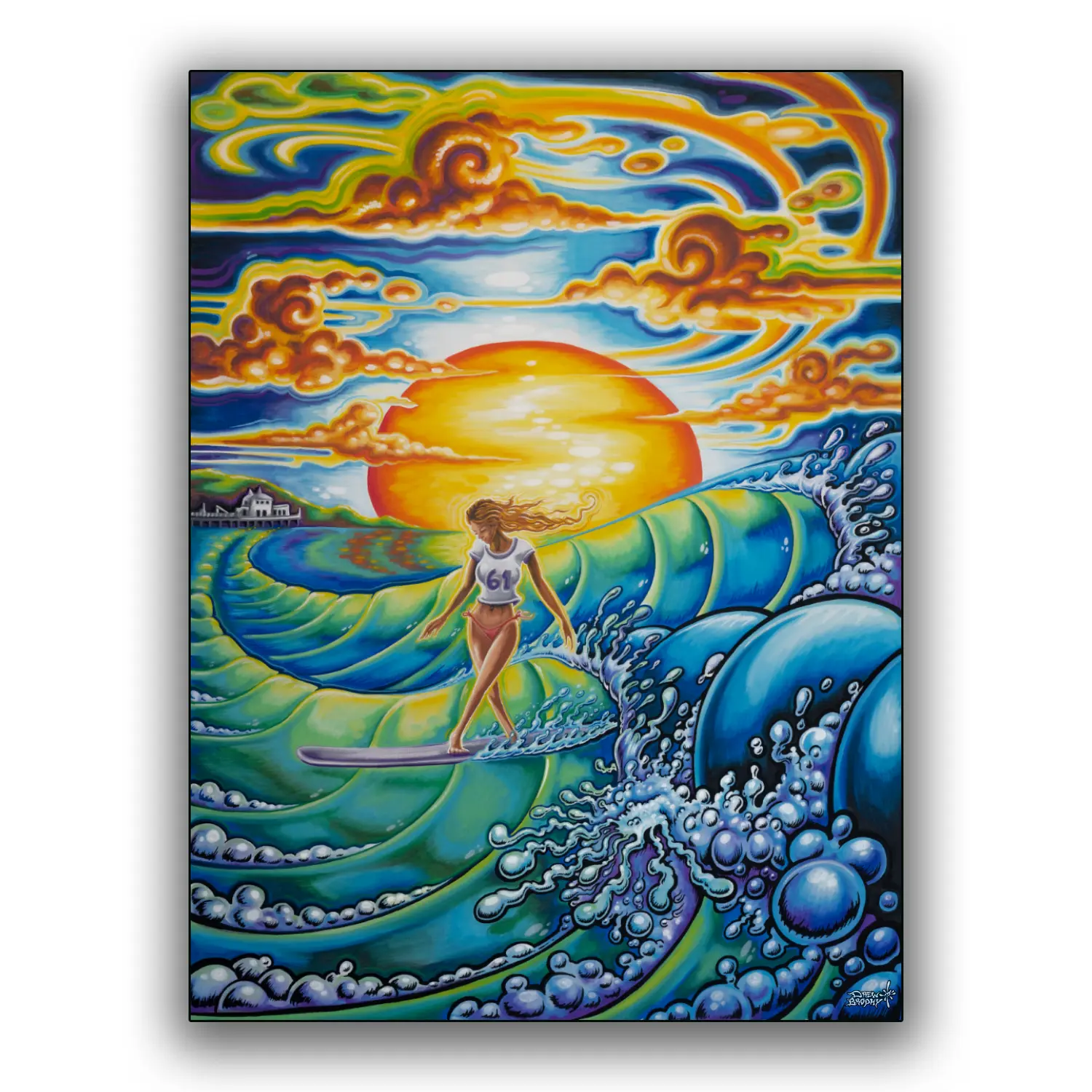 Malibu Dreams Surf Art Prints