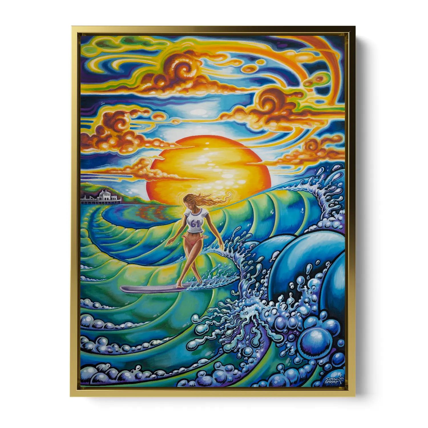 Malibu Dreams Surf Art Prints