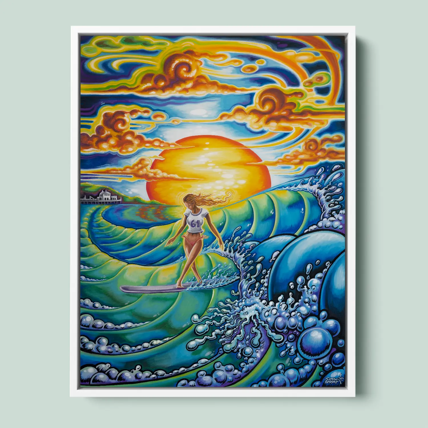 Malibu Dreams Surf Art Prints