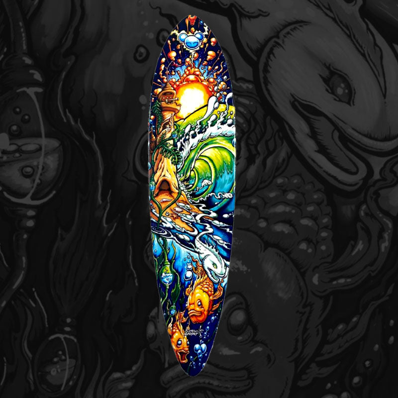 MiOcean Pin Tail Skateboard Deck