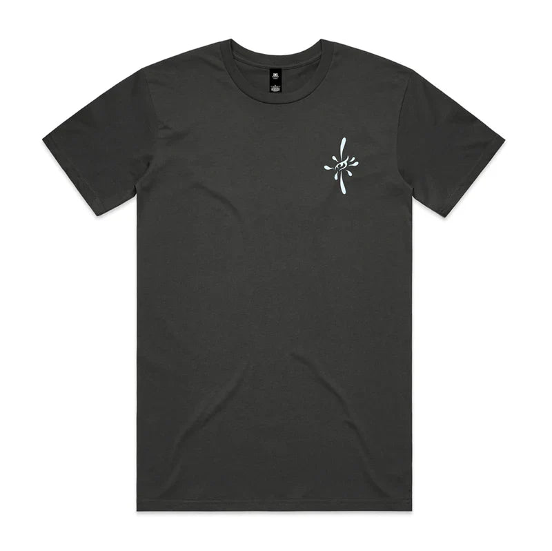 Pray For Surf Tee - Sunrise Surf Art By Drew Brophy