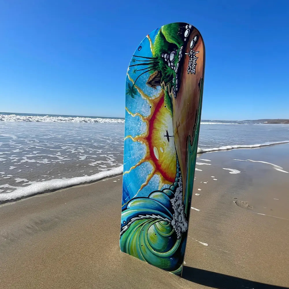 Sunrise Skateboard Deck Signed and Numbered Collectors Edition