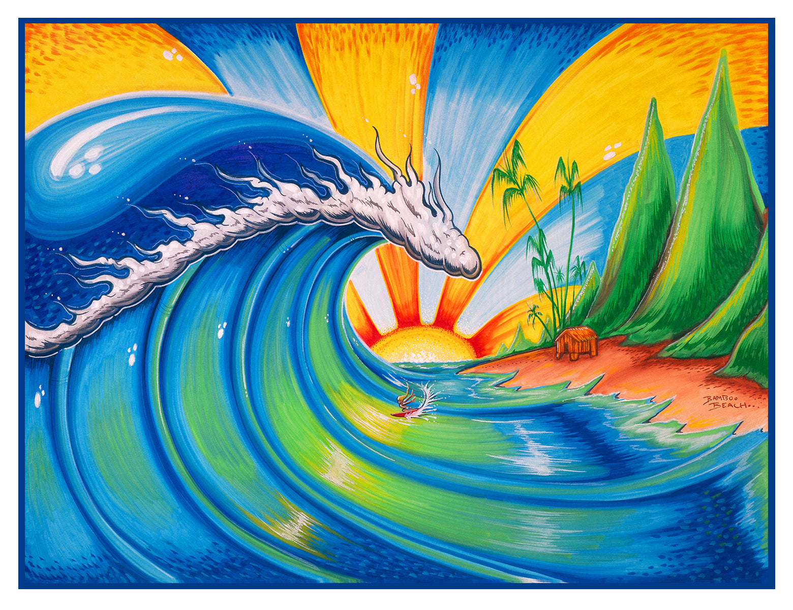 Bamboo Beach - Limited Edition and Open Edition Prints