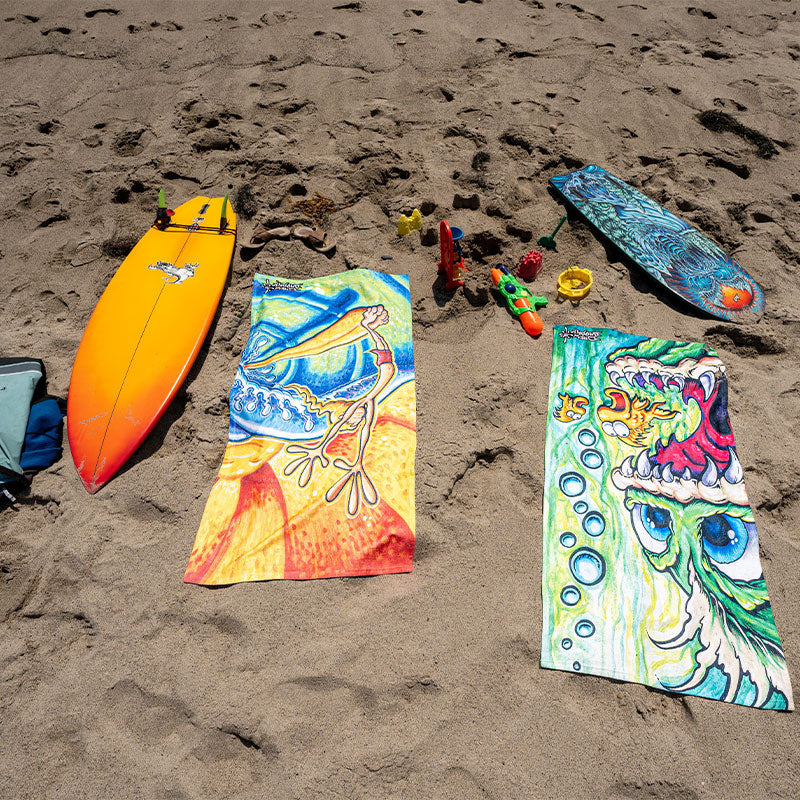 Frank Beach Towel Art for KIDS and people who act like them!