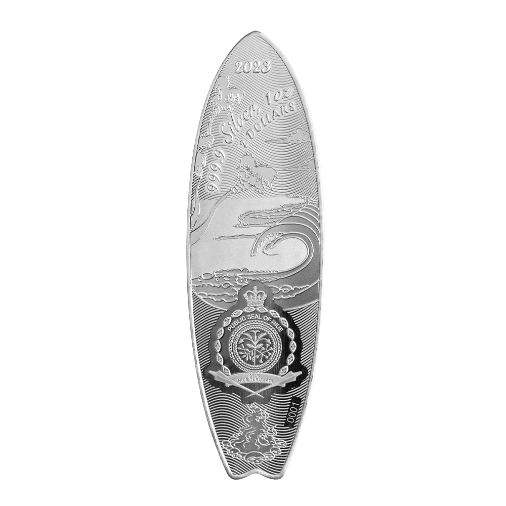 Drew Brophy Surfboards 1oz Silver Coin - The Enforcer