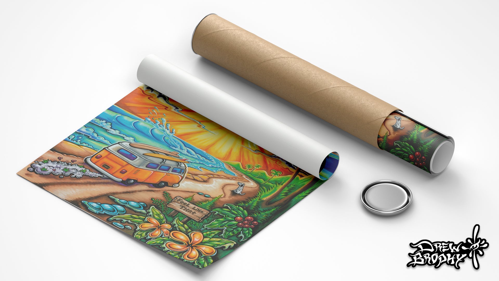 Sublime Morning Rolled Canvas - Drew Brophy Artist