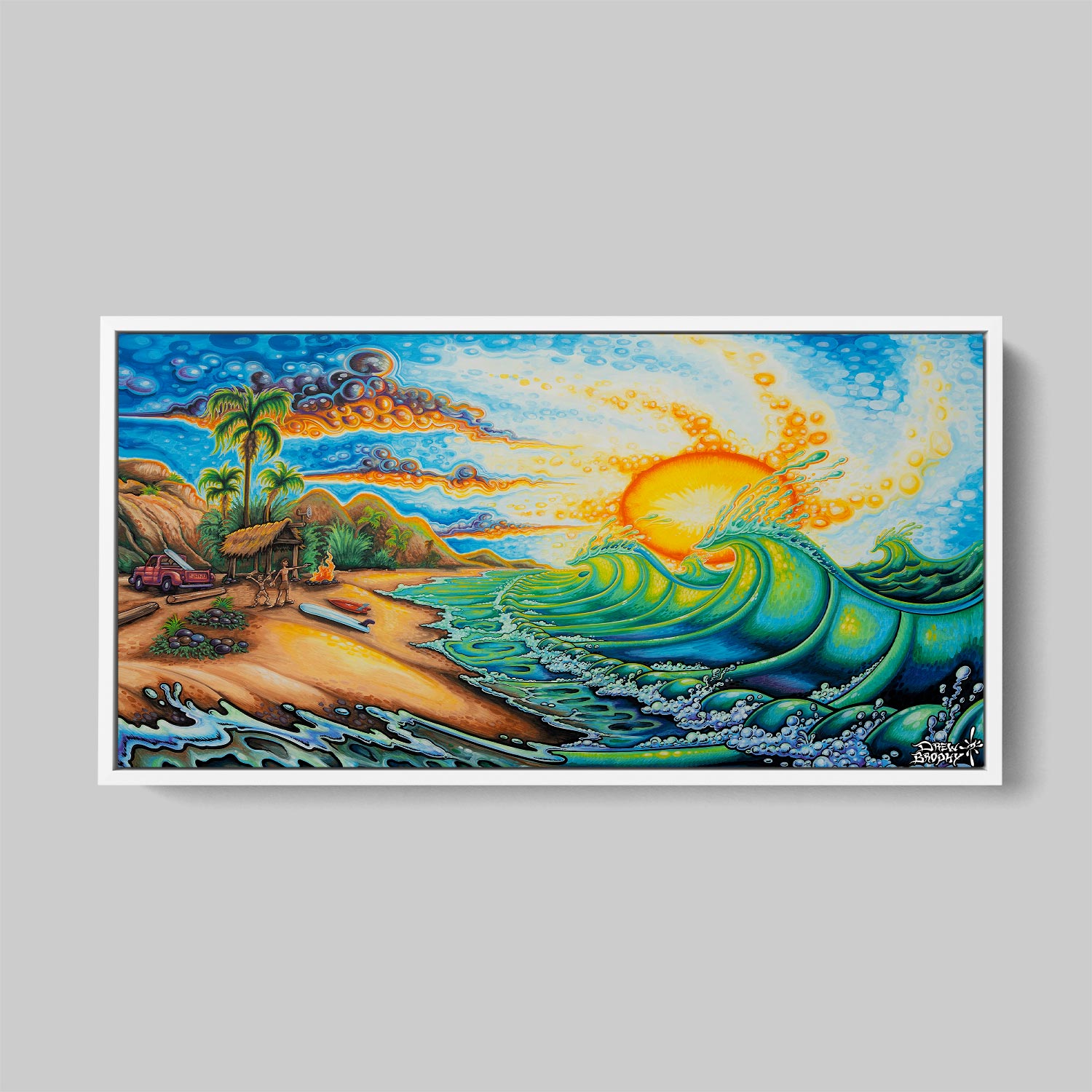 Sano Daze Signed & Numbered, Limited Edition Wall Surf Art Prints